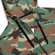ERDL Leaf Syrian Woodland CAMO Unisex Zip Hoodie