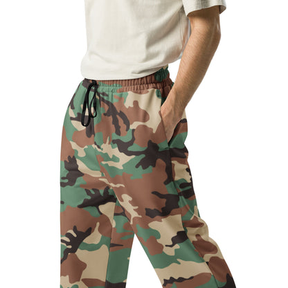 Syrian ERDL Leaf Woodland CAMO Wide-leg joggers - Joggers