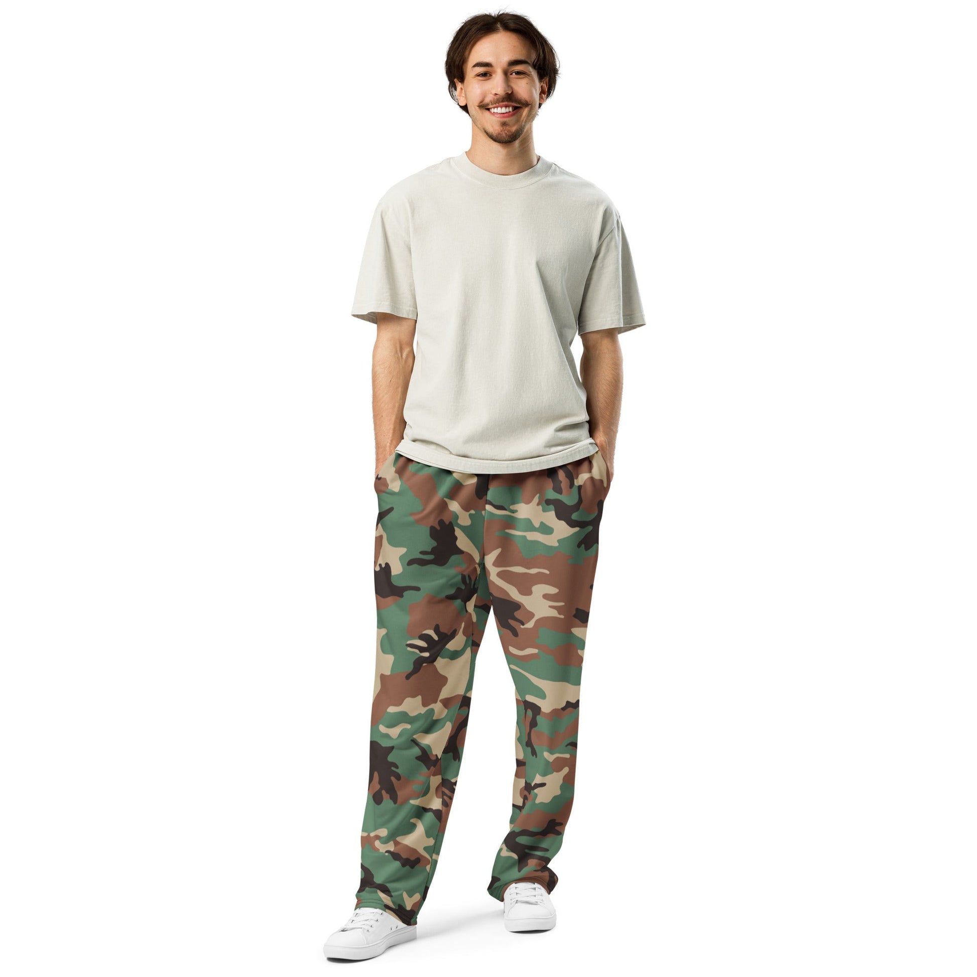 Syrian ERDL Leaf Woodland CAMO Wide-leg joggers - Joggers