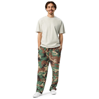 Syrian ERDL Leaf Woodland CAMO Wide-leg joggers - Joggers
