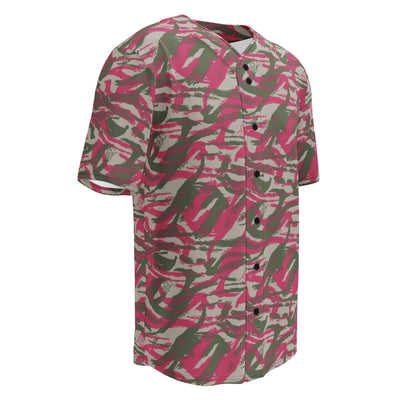 Syrian Lizard Red CAMO baseball jersey - Baseball Jerseys