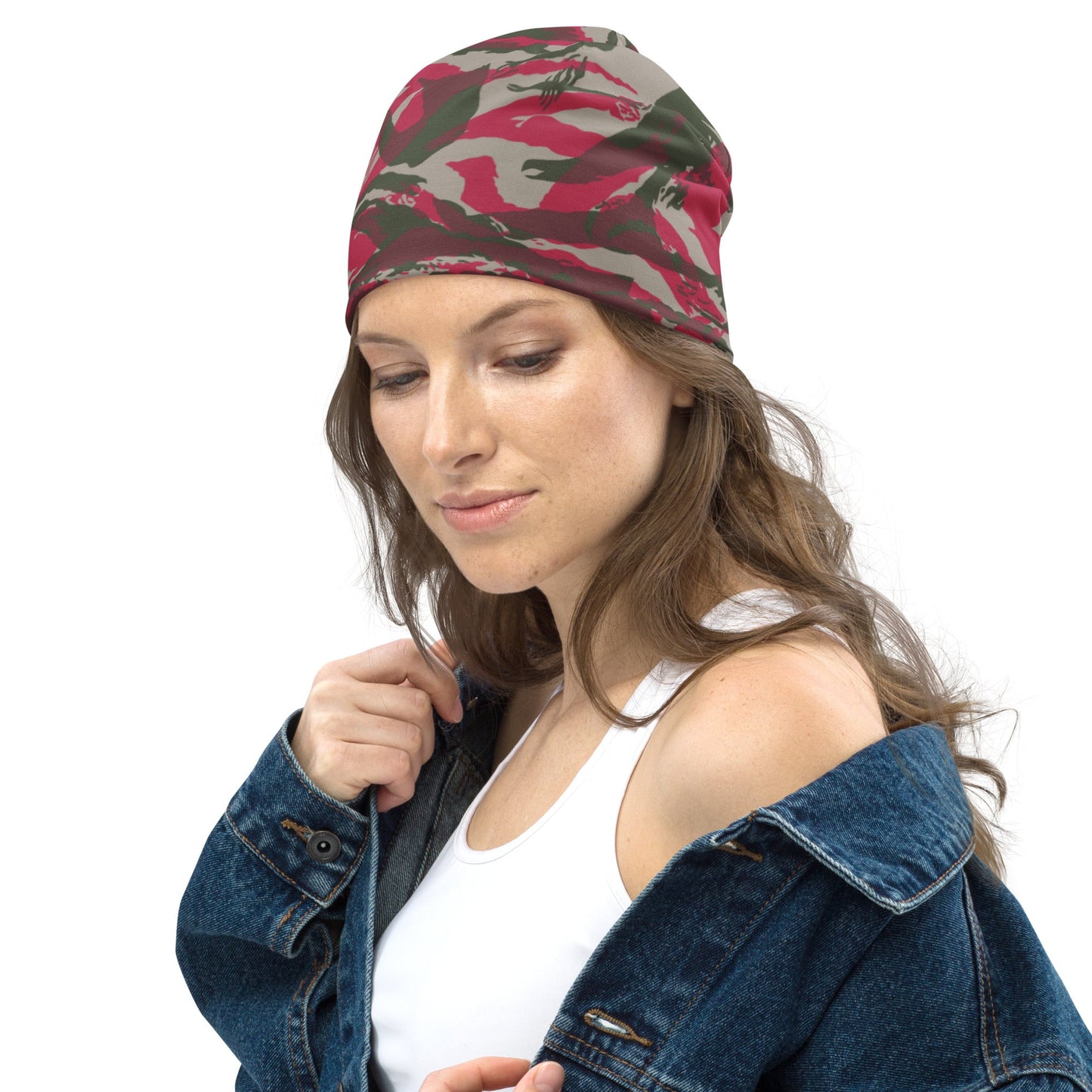 Syrian Lizard Red CAMO Beanie - Beanies