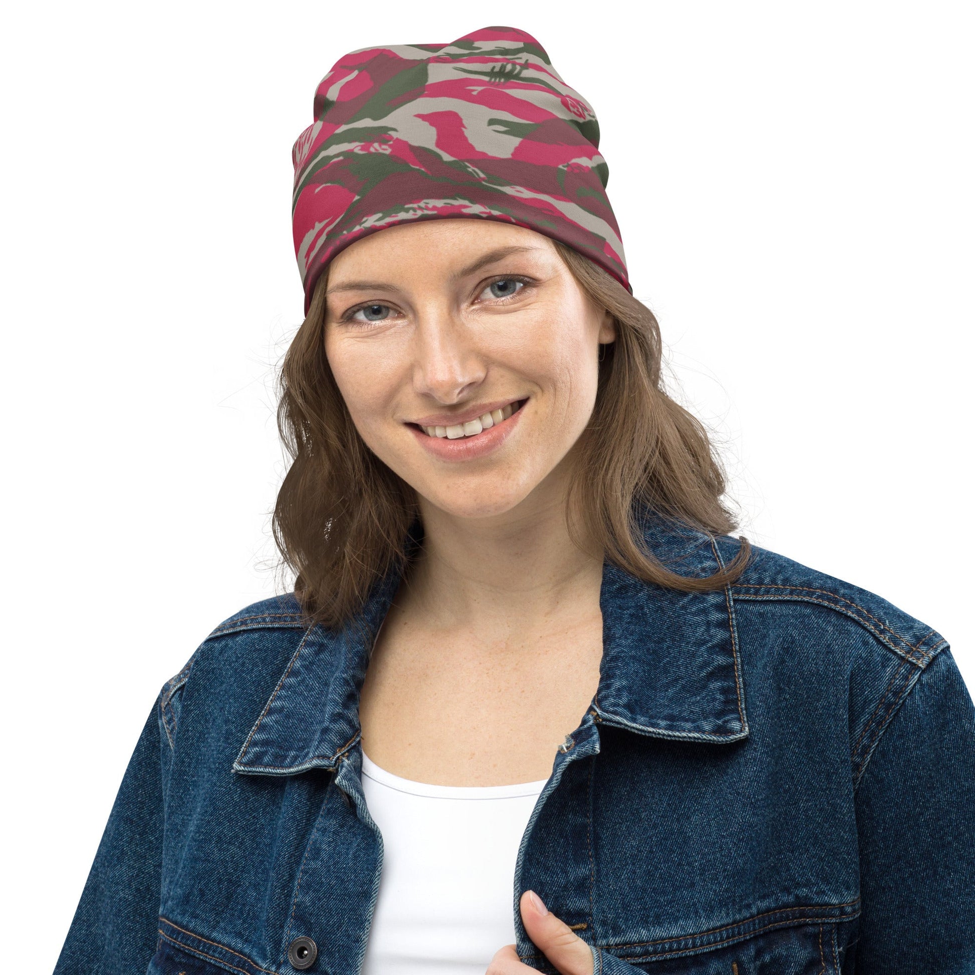 Syrian Lizard Red CAMO Beanie - Beanies