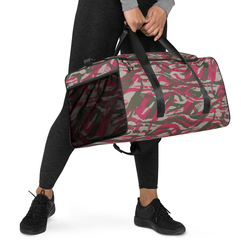 Lizard Red Syrian CAMO Duffle Bag