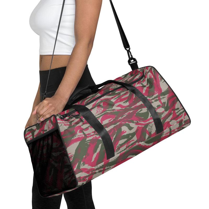 Lizard Red Syrian CAMO Duffle Bag
