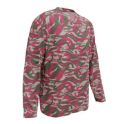 Lizard Red Syrian CAMO Unisex Hockey Fan Jersey
