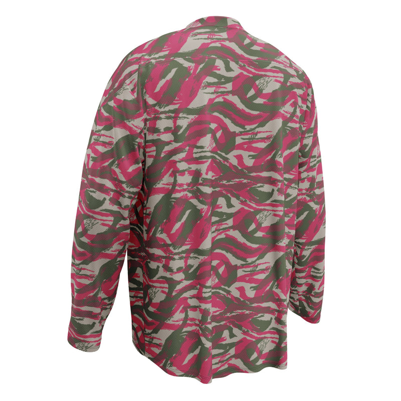 Lizard Red Syrian CAMO Unisex Hockey Fan Jersey