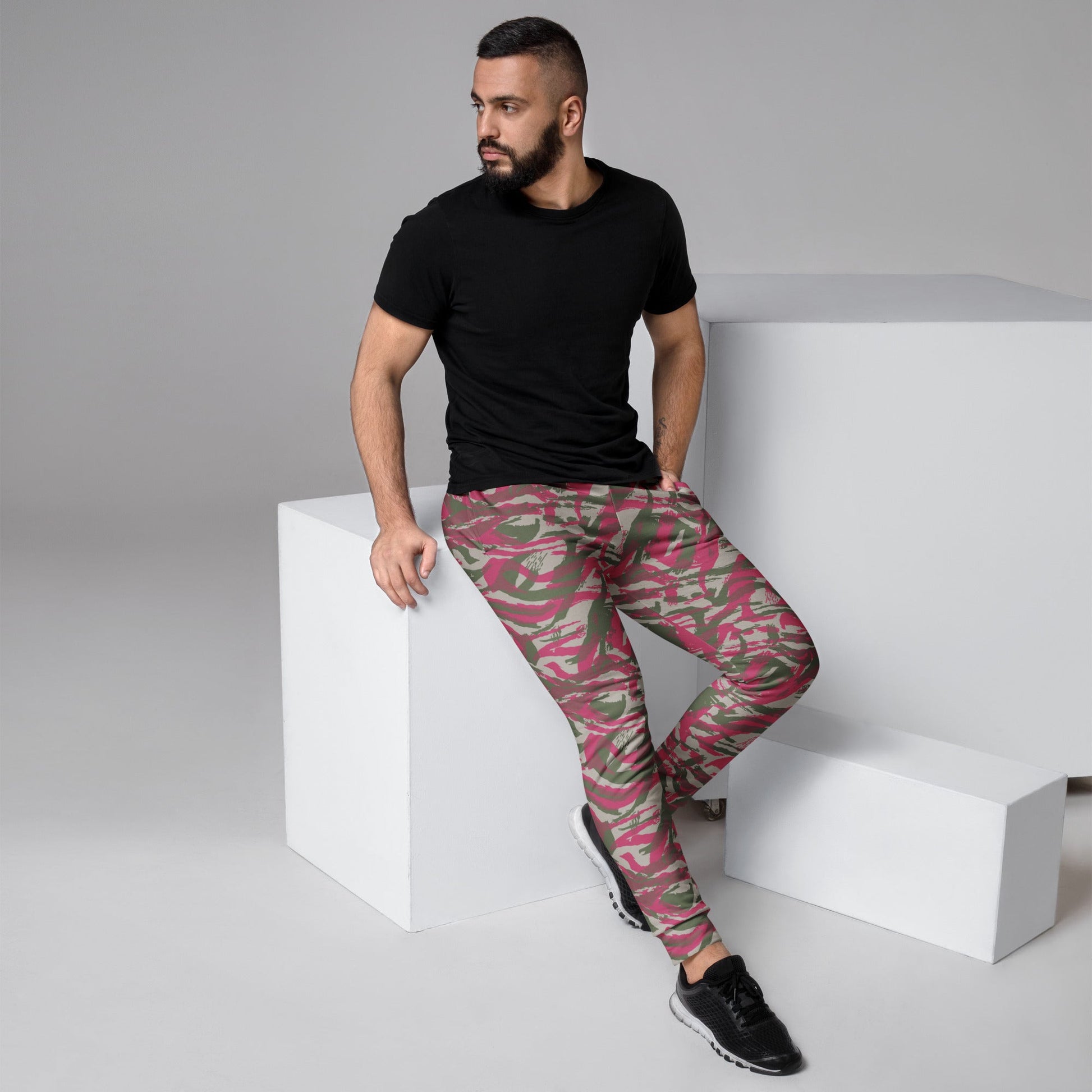 Syrian Lizard Red CAMO Mens Joggers - XS