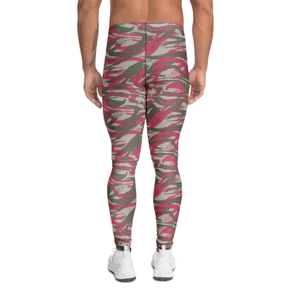 Syrian Lizard Red CAMO Mens Leggings