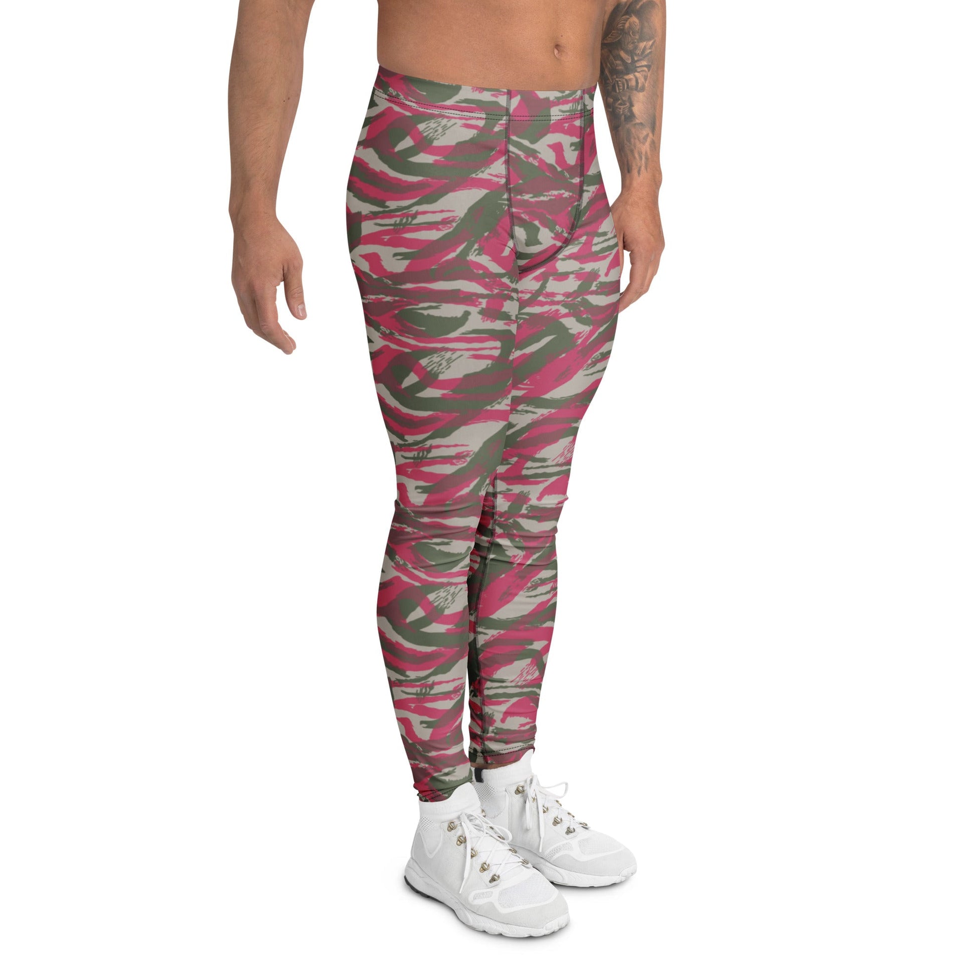 Syrian Lizard Red CAMO Mens Leggings
