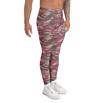 Syrian Lizard Red CAMO Mens Leggings
