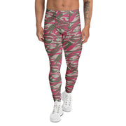 Lizard Red Syrian CAMO Mens Leggings - XS