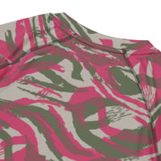 Lizard Red Syrian CAMO Mens Short-Sleeve Rash Guard - SS
