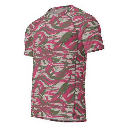 Syrian Lizard Red CAMO Mens Short-Sleeve Rash Guard - Short-sleeve Guards