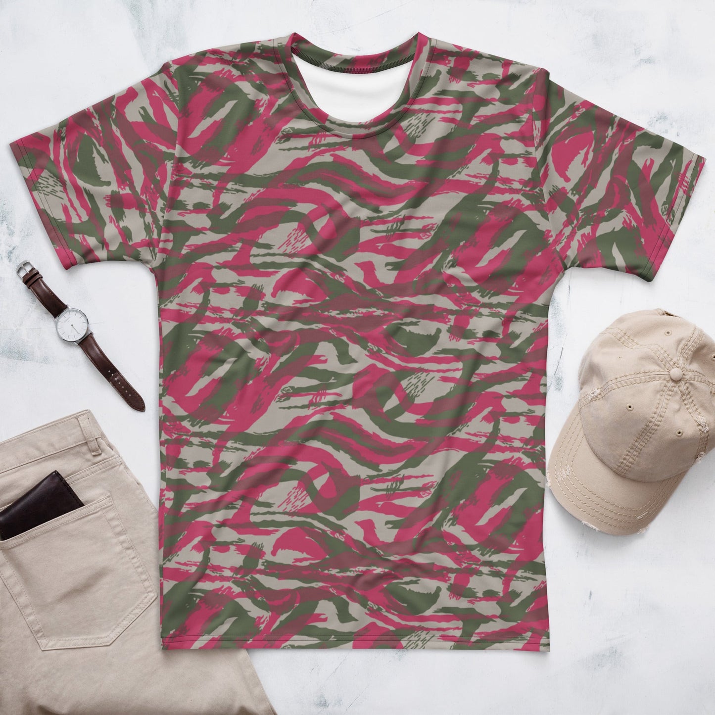 Syrian Lizard Red CAMO Mens t-shirt - XS - T-Shirts