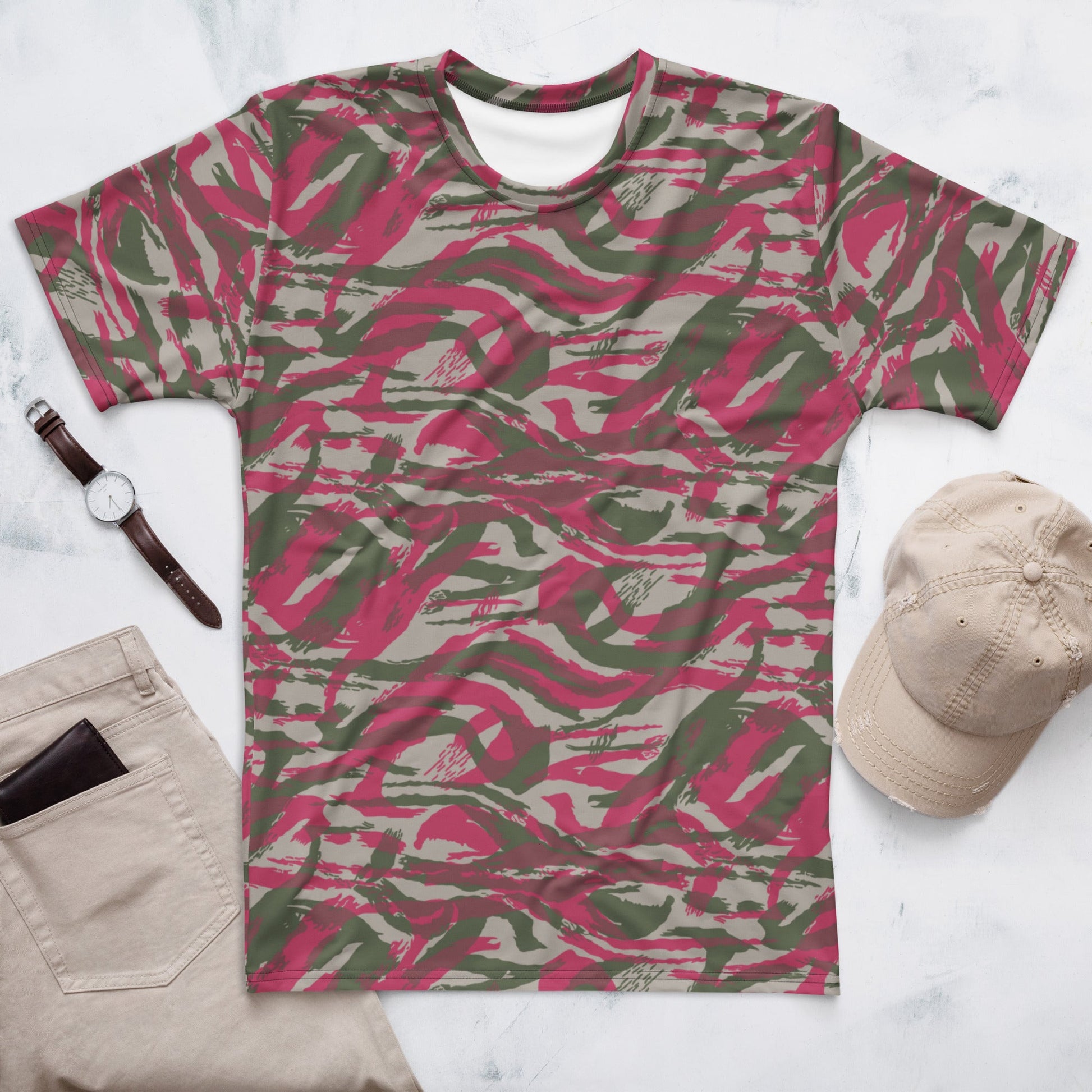 Syrian Lizard Red CAMO Mens t-shirt - XS - T-Shirts