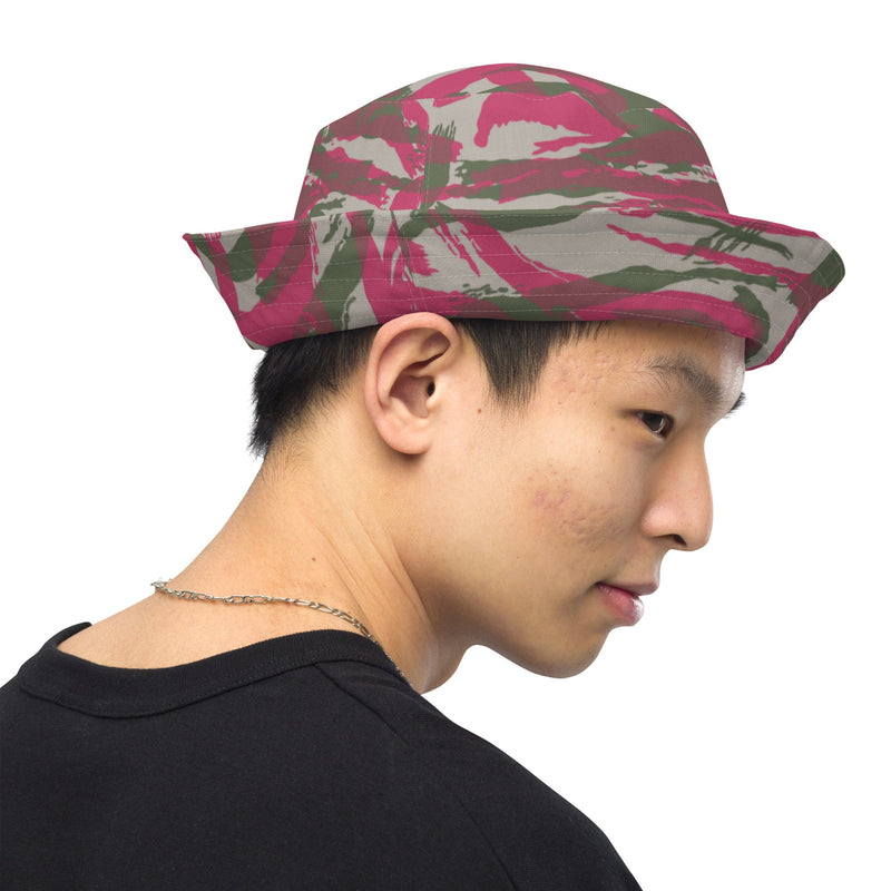 Lizard Red Syrian CAMO Reversible Bucket Hat