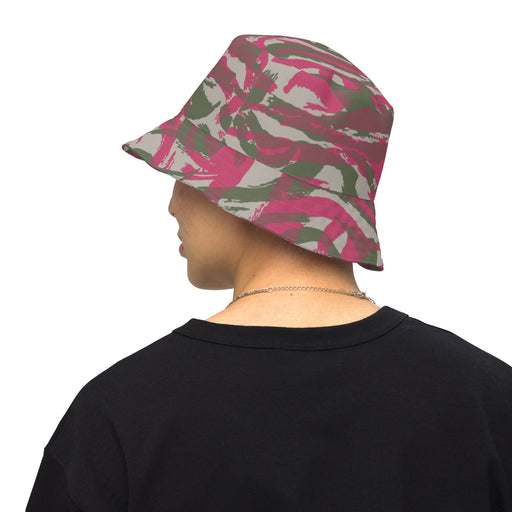 Lizard Red Syrian CAMO Reversible Bucket Hat - S/M