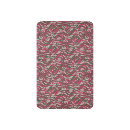 Syrian Lizard Red CAMO Sherpa blanket - Blankets