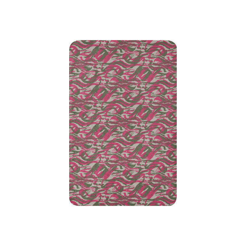 Lizard Red Syrian CAMO Sherpa Blanket
