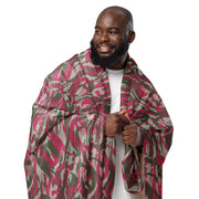 Lizard Red Syrian CAMO Sherpa Blanket