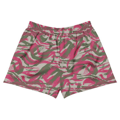 Syrian Lizard Red CAMO Unisex Athletic Shorts