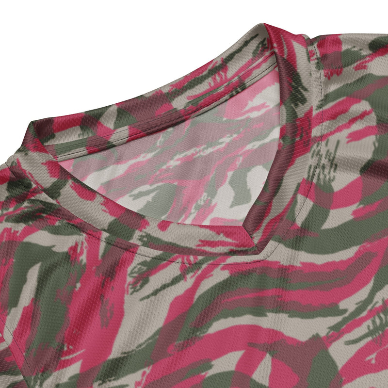 Lizard Red Syrian CAMO Unisex Basketball Jersey
