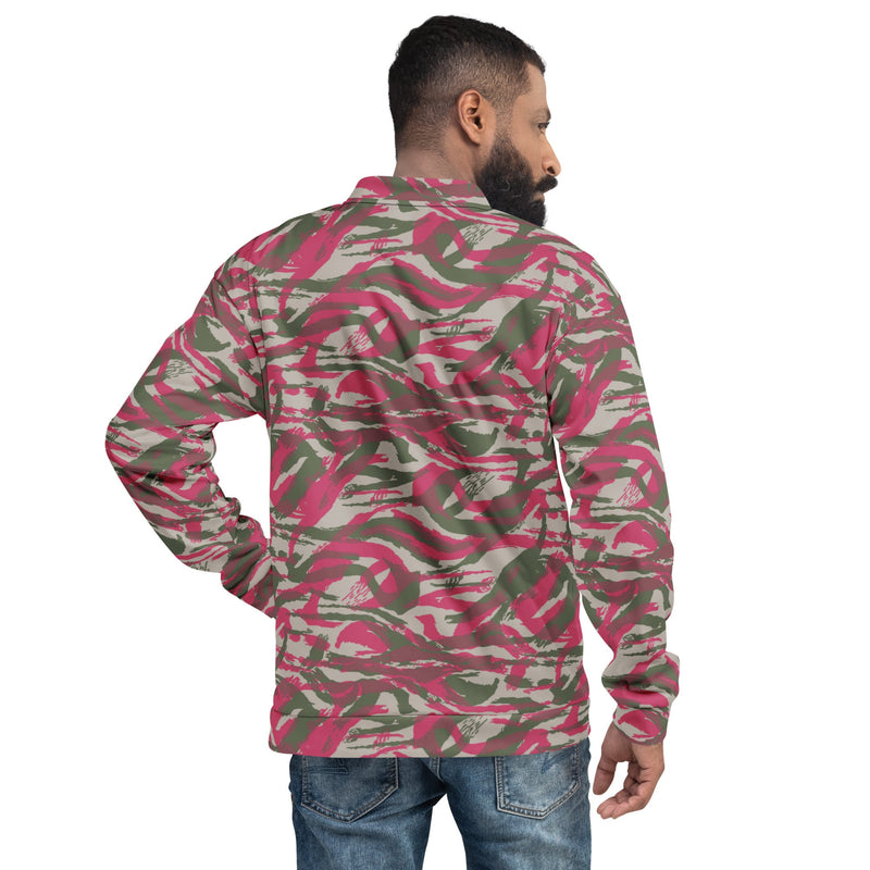 Lizard Red Syrian CAMO Unisex Bomber Jacket