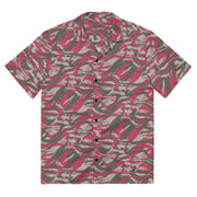 Lizard Red Syrian CAMO Unisex Short-Sleeve Button Shirt - 2XS - Button-Up