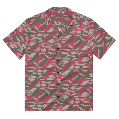 Syrian Lizard Red CAMO Unisex button shirt - 2XS - Button Shirts