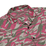 Lizard Red Syrian CAMO Unisex Short-Sleeve Button Shirt - Button-Up