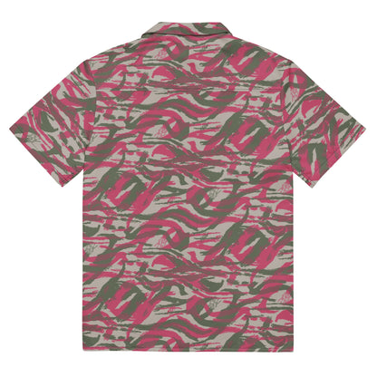 Syrian Lizard Red CAMO Unisex button shirt - Button Shirts