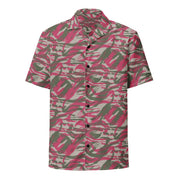 Lizard Red Syrian CAMO Unisex Short-Sleeve Button Shirt - Button-Up