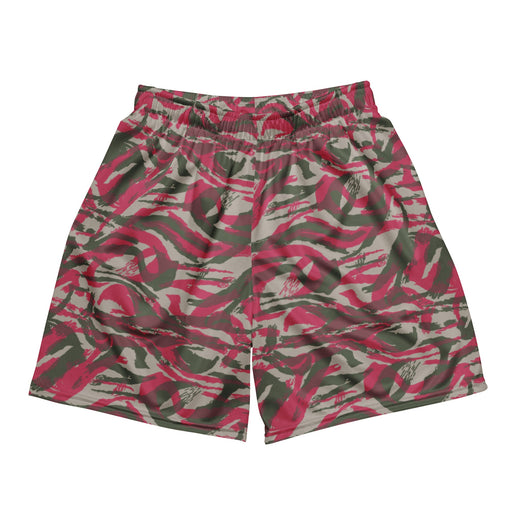Lizard Red Syrian CAMO Unisex Mesh Shorts - 2XS
