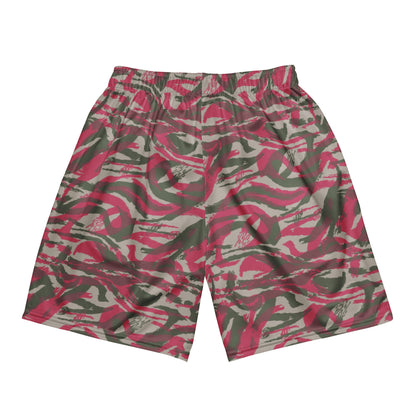 Syrian Lizard Red CAMO Unisex mesh shorts - Mesh Shorts