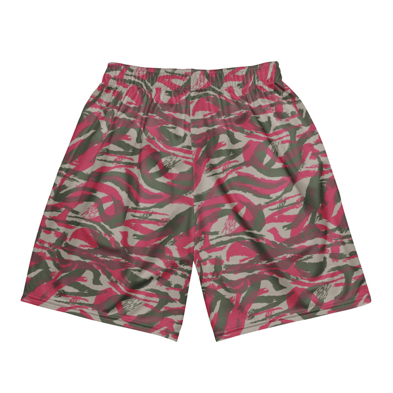 Lizard Red Syrian CAMO Unisex Mesh Shorts