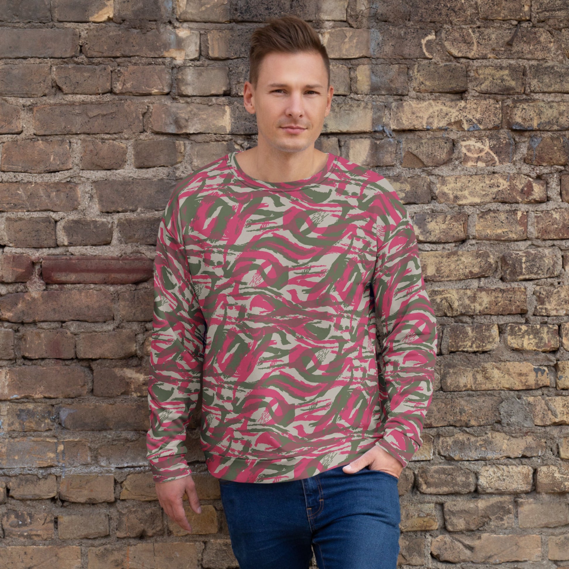 Syrian Lizard Red CAMO Unisex Sweatshirt - 2XS - Sweatshirts