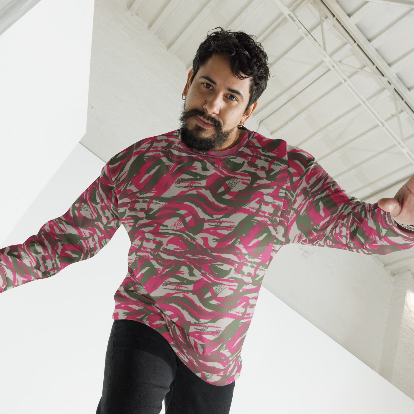 Syrian Lizard Red CAMO Unisex Sweatshirt - Sweatshirts