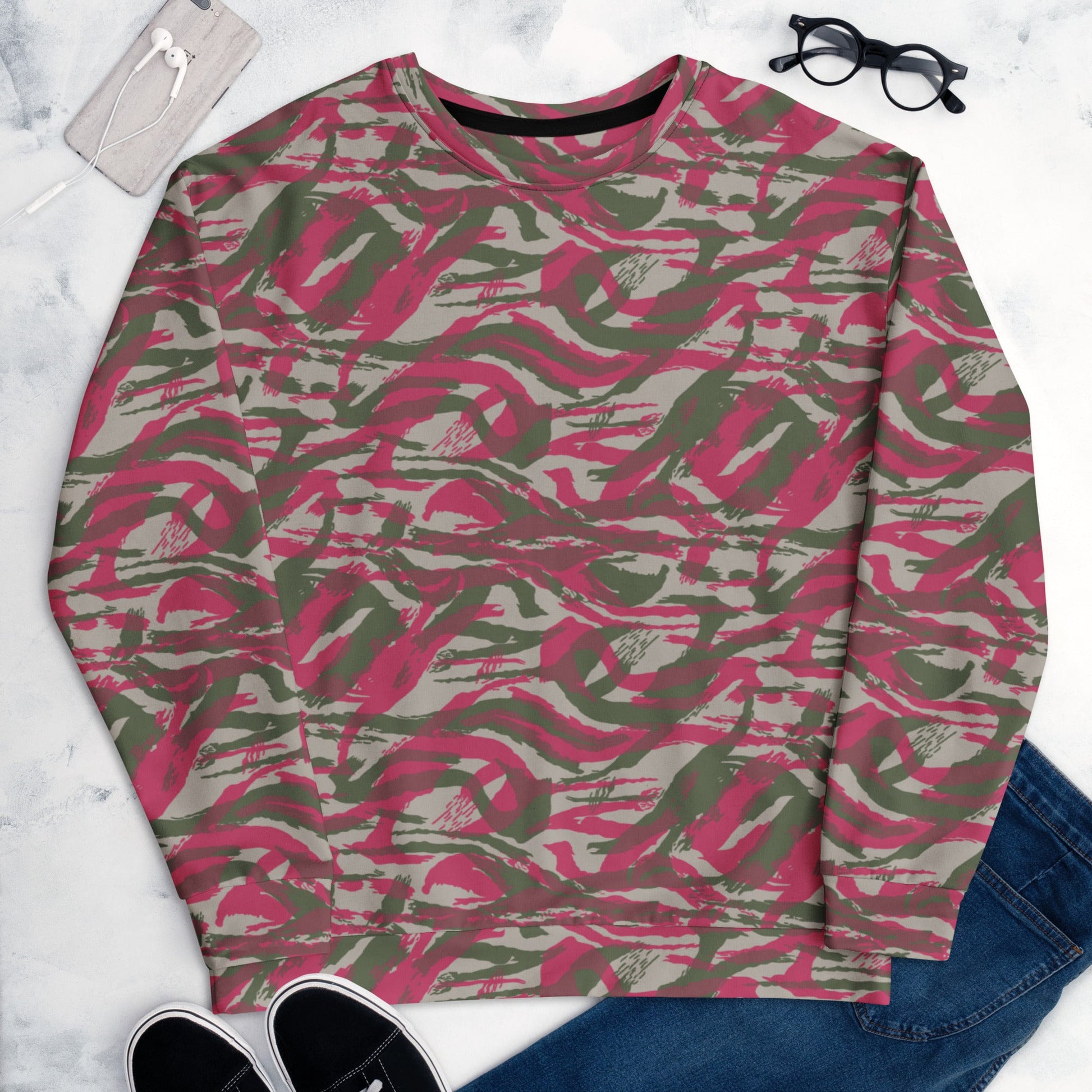 Syrian Lizard Red CAMO Unisex Sweatshirt - Sweatshirts
