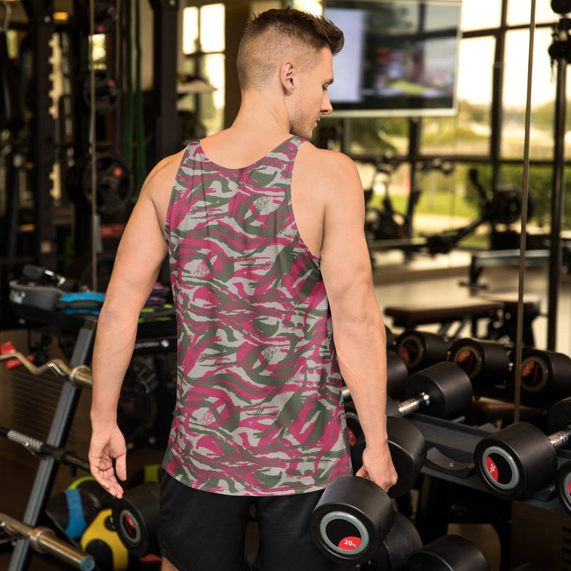 Lizard Red Syrian CAMO Unisex Tank Top - Shirt
