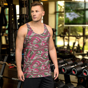 Lizard Red Syrian CAMO Unisex Tank Top - XS - Shirt
