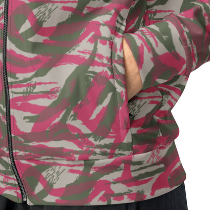 Syrian Lizard Red CAMO Unisex track jacket - Track Jackets