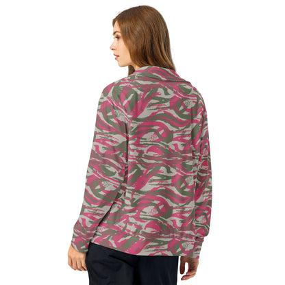 Syrian Lizard Red CAMO Unisex track jacket - Track Jackets