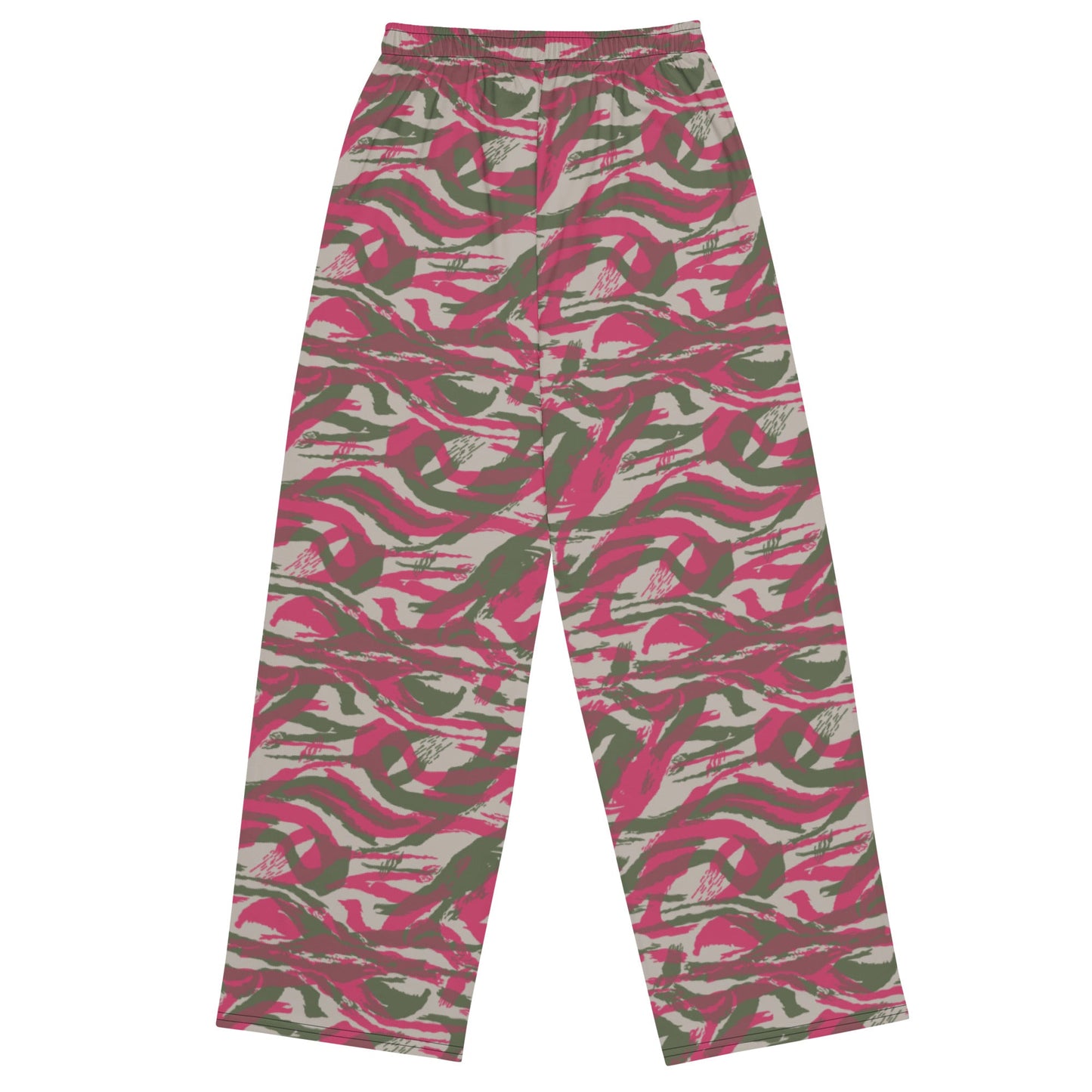 Syrian Lizard Red CAMO unisex wide-leg pants - Wide-leg Pants
