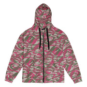 Lizard Red Syrian CAMO Unisex Zip Hoodie - 2XS