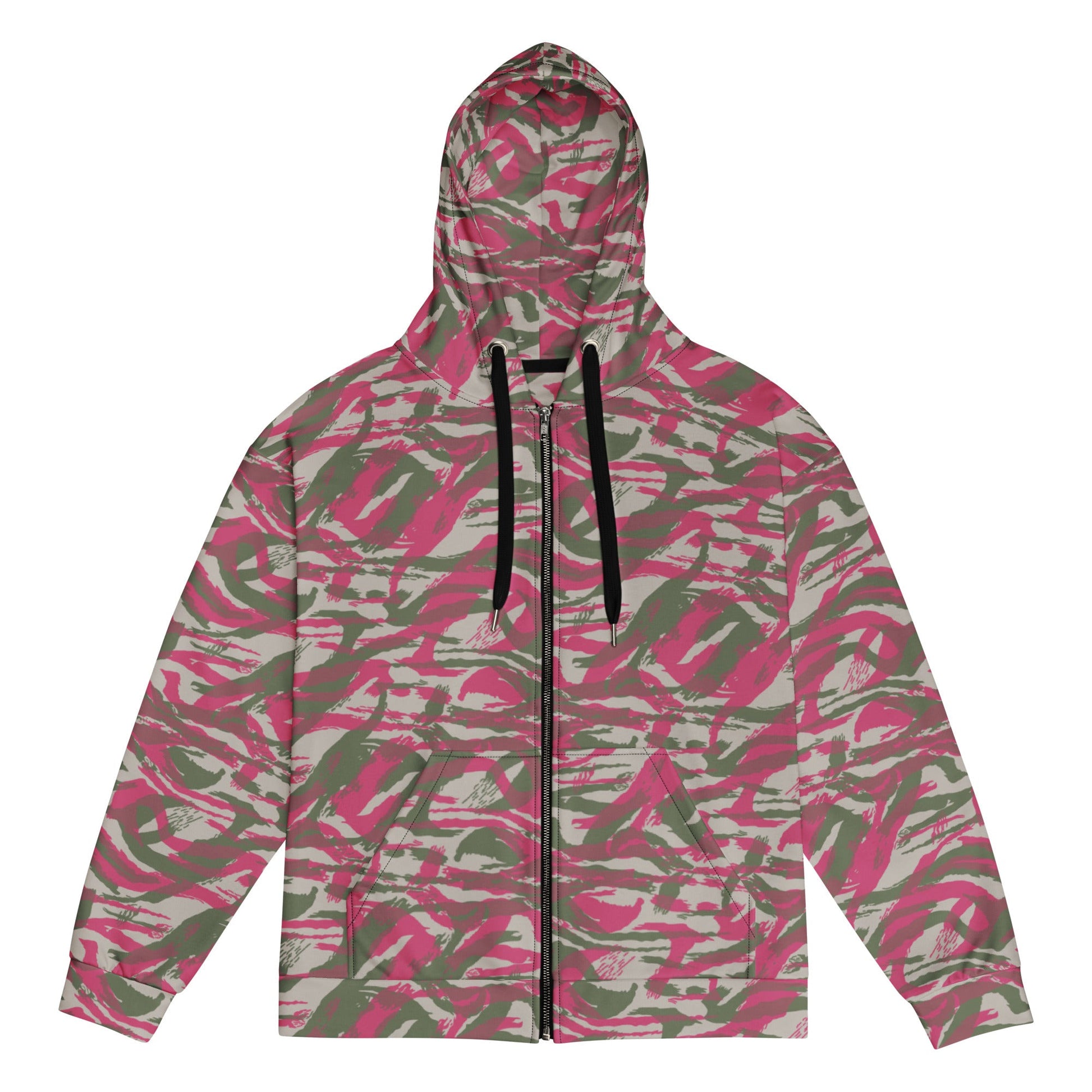 Syrian Lizard Red CAMO Unisex zip hoodie - 2XS - Zip Hoodies