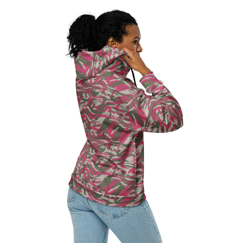 Lizard Red Syrian CAMO Unisex Zip Hoodie