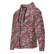 Lizard Red Syrian CAMO Unisex Zip Hoodie