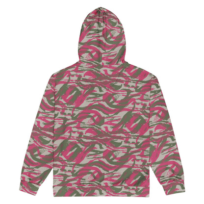 Syrian Lizard Red CAMO Unisex zip hoodie - Zip Hoodies