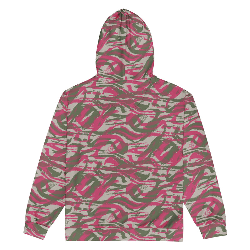Lizard Red Syrian CAMO Unisex Zip Hoodie